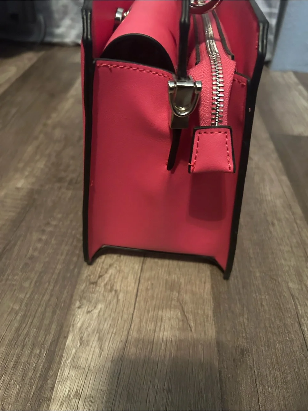 Steve Madden Pink Structured Satchel